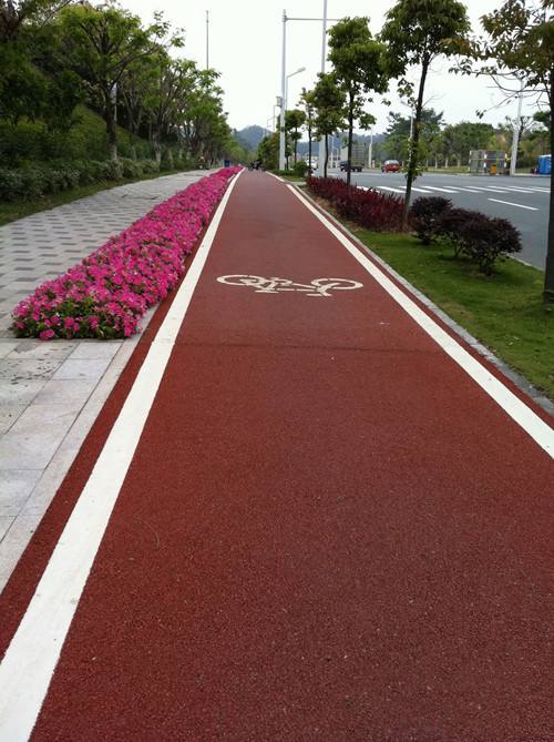 梅州核心承接彩色路面、水洗石、树脂胶粘石施工及庭院景观